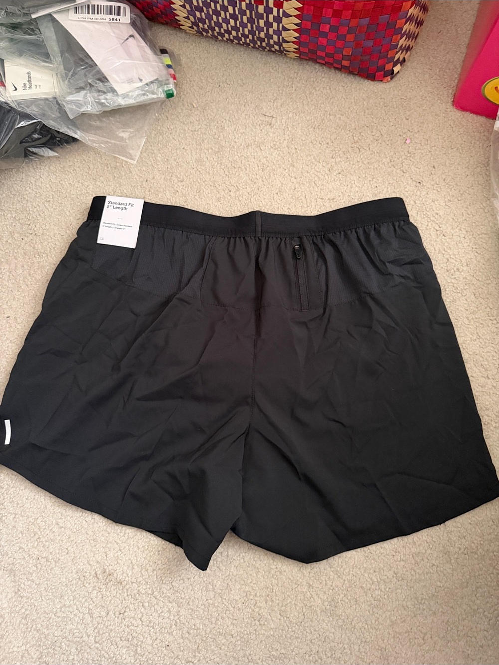 Nike Black Men's Athletic Running Shorts